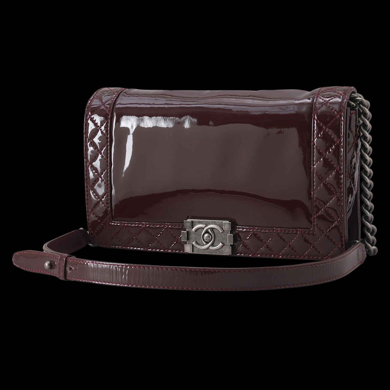CHANEL(USED)샤넬 페이던트 보이샤넬 체인 숄더백