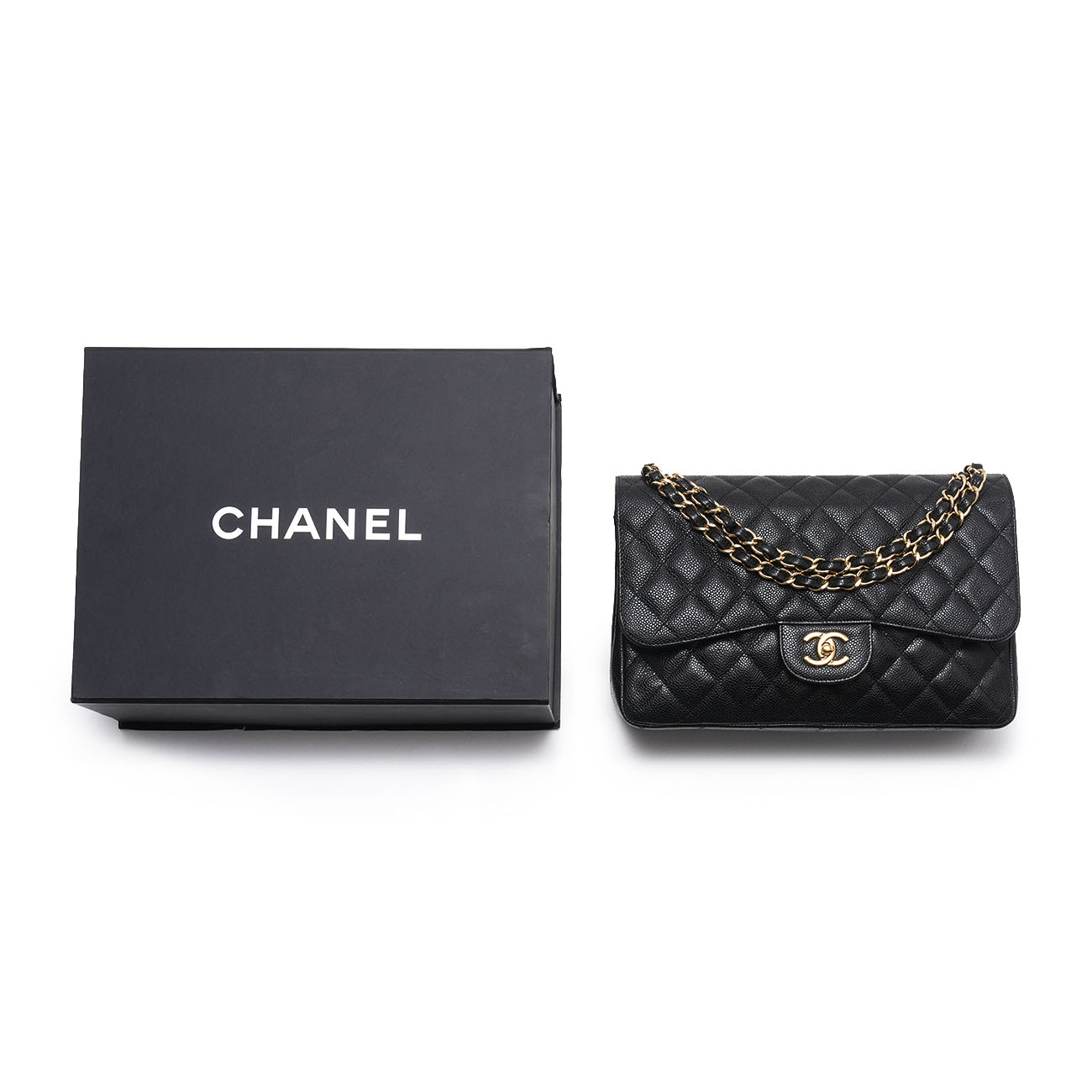 CHANEL(USED)샤넬 캐비어 클래식 라지 플랩백