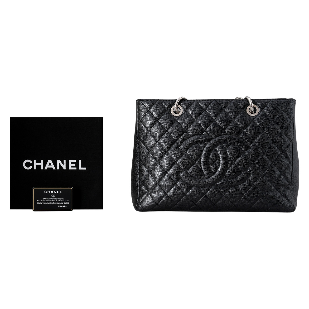 CHANEL(USED)샤넬 캐비어 그랜드샤핑