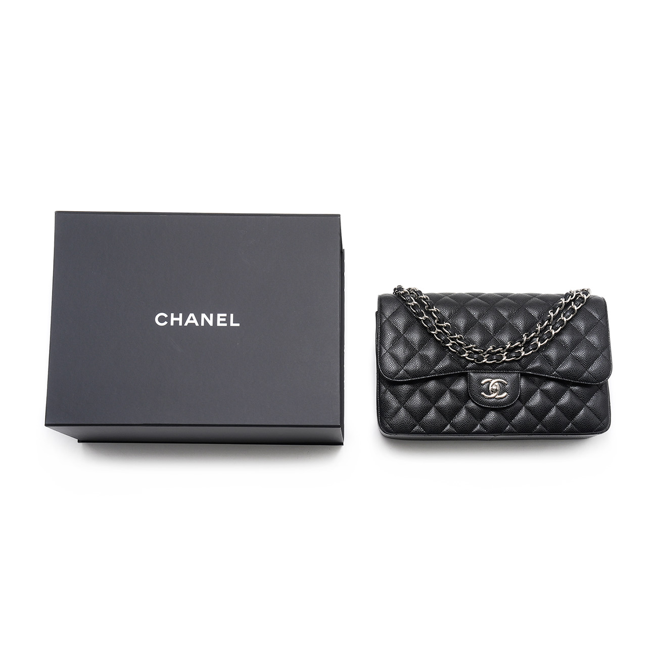 CHANEL(USED)샤넬 캐비어 클래식 라지 플랩백