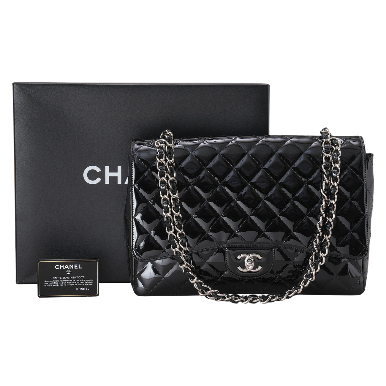 CHANEL(USED)샤넬 페이던트 클래식 맥시 원플랩백