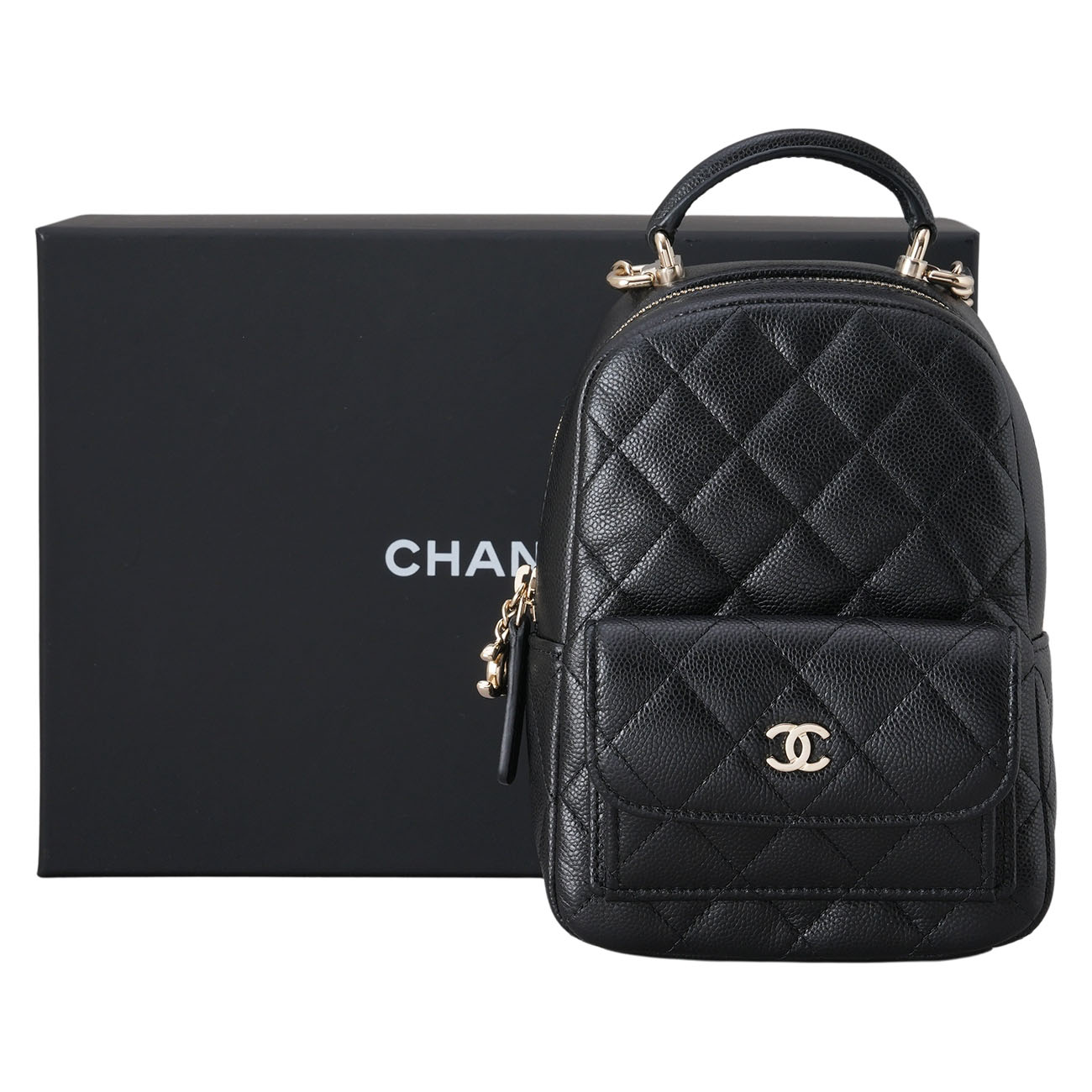 CHANEL(USED)샤넬 AP3753 캐비어 크루즈 컬렉션 미니 백팩