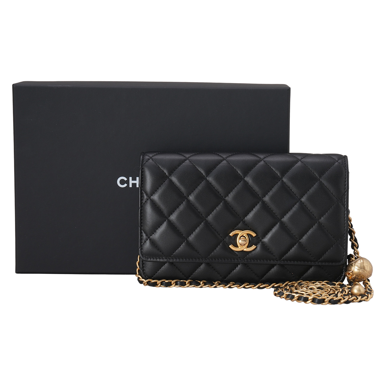 CHANEL(NEW)샤넬 ASP1450 램스킨 클래식 WOC 골든볼
