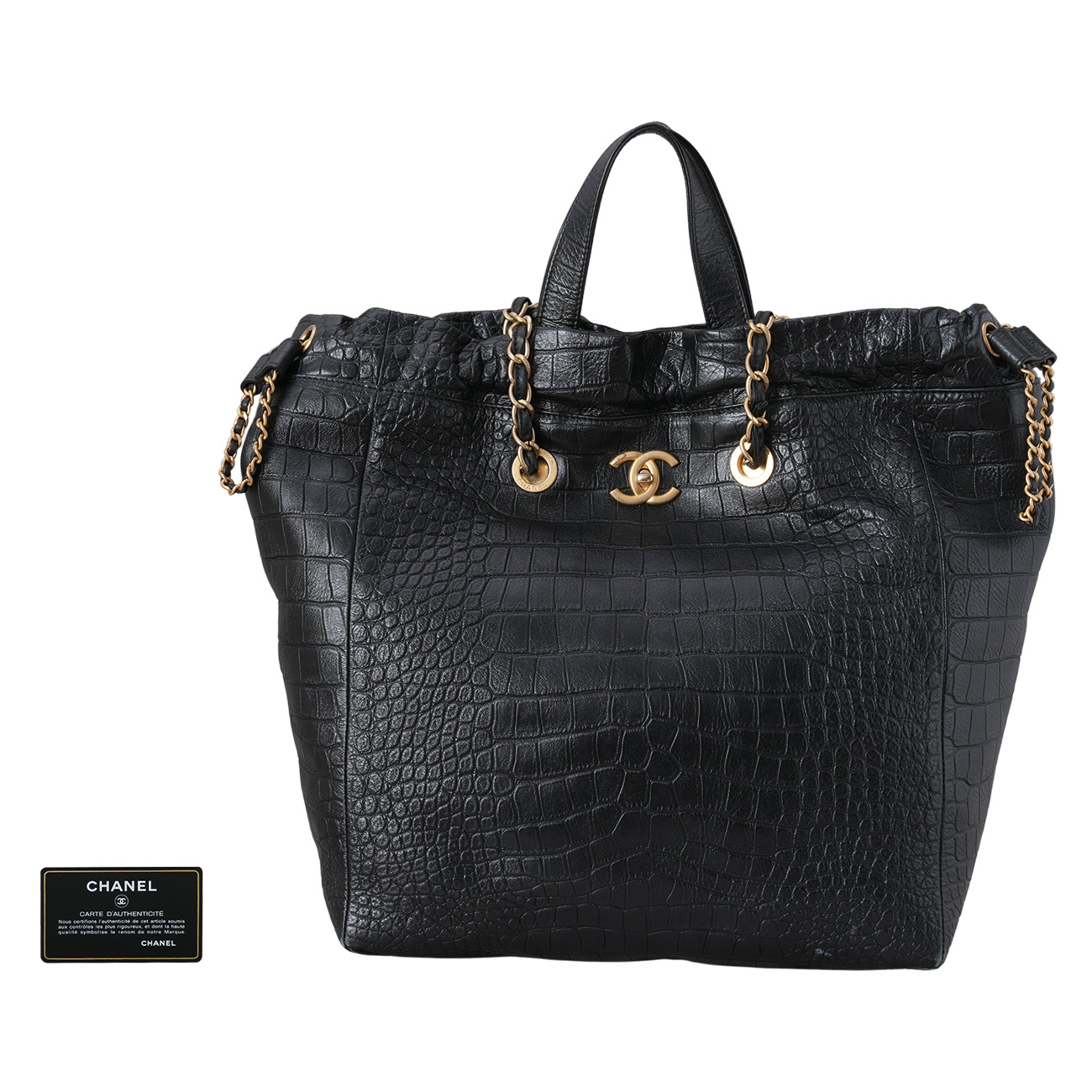 CHANEL(USED)샤넬 시즌 체인 토트겸 숄더백