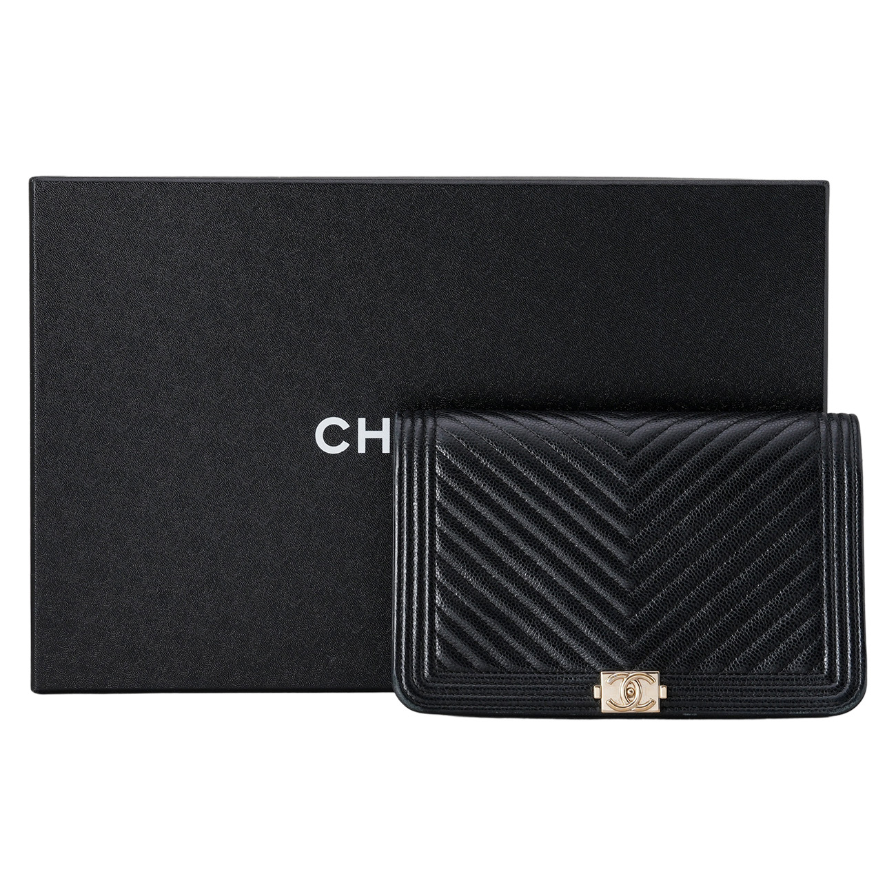 CHANEL(USED)샤넬 캐비어 보이샤넬 WOC