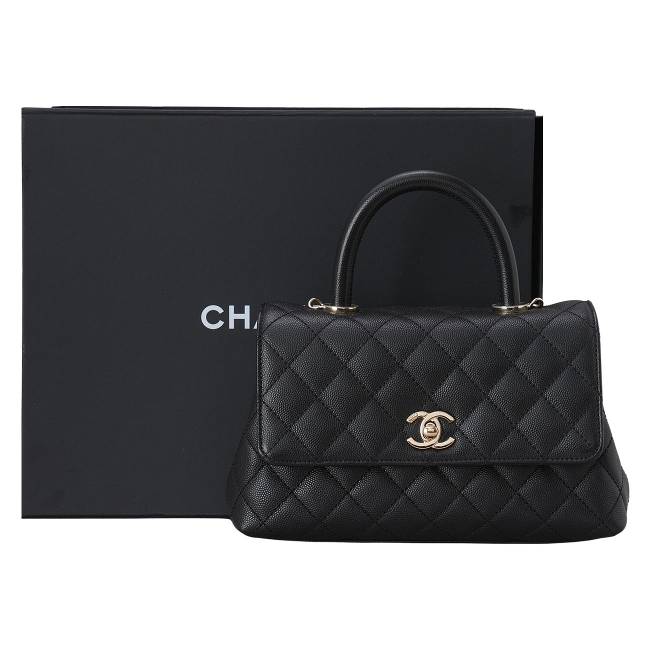 CHANEL(USED)샤넬 캐비어 코코핸들 스몰