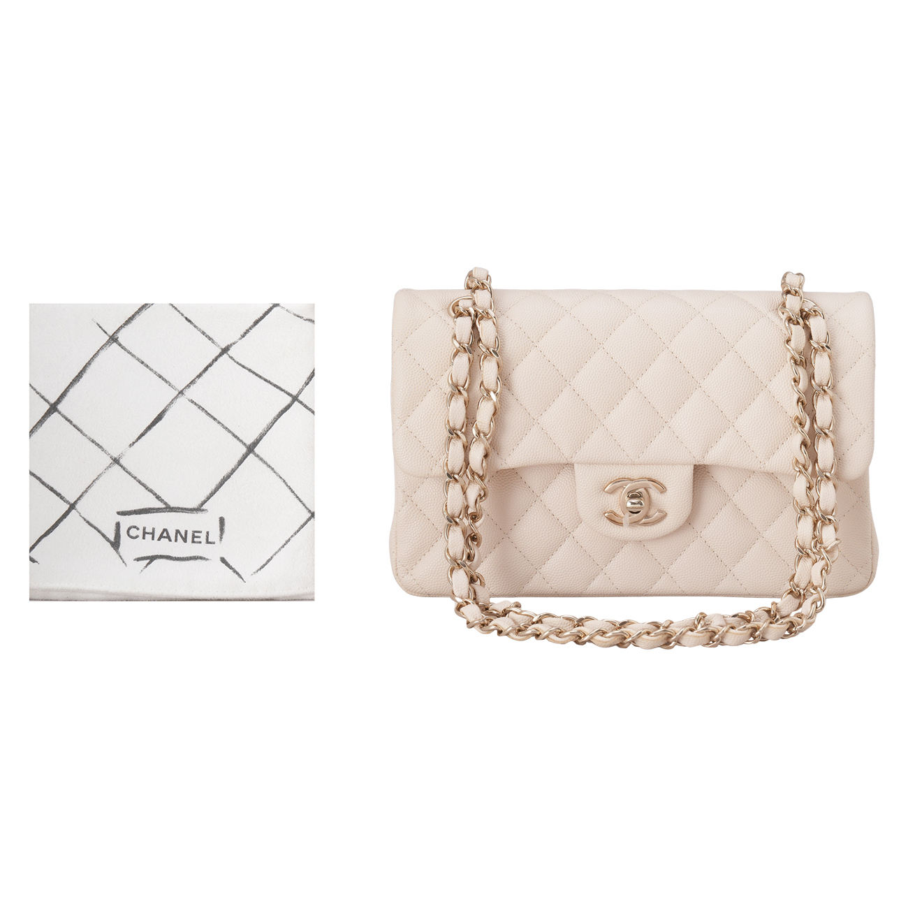 CHANEL(USED)샤넬 캐비어 클래식 스몰 플랩백