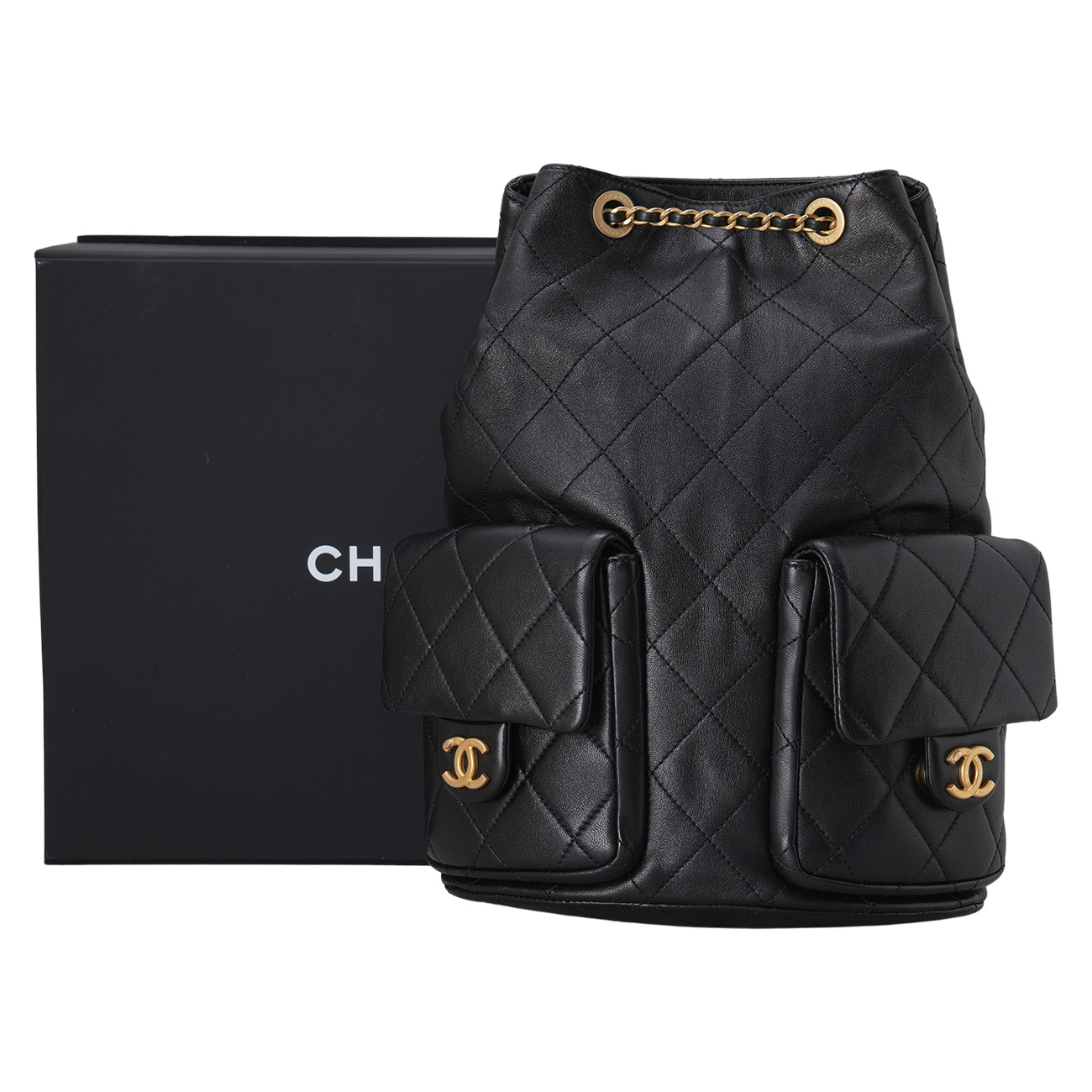 CHANEL(USED)샤넬 AS5305 25C 크루즈 투포켓 라지 백팩