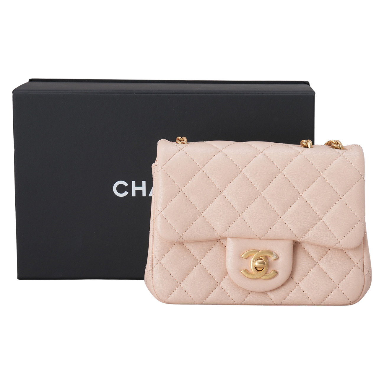 CHANEL(USED)샤넬 클래식 쁘띠삭 까멜리아 볼