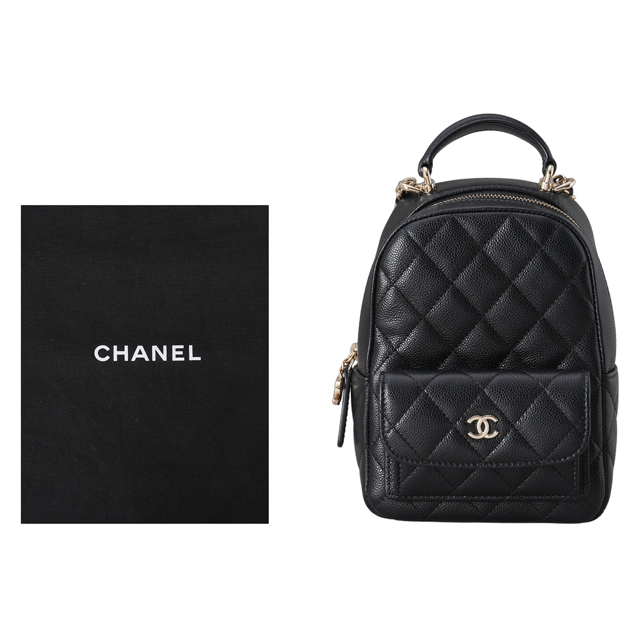 CHANEL(USED)샤넬 캐비어 미니 백팩