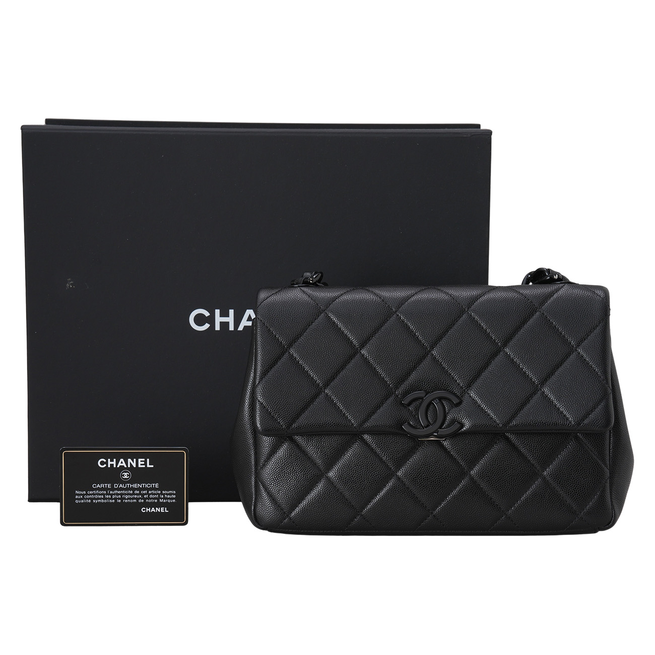 CHANEL(USED)샤넬 시즌 CC로고 체인 플랩백
