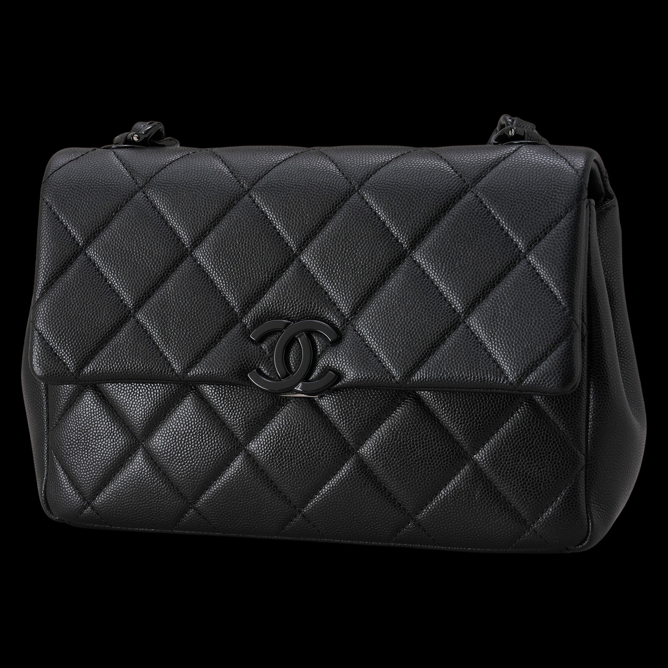 CHANEL(USED)샤넬 시즌 CC로고 체인 플랩백