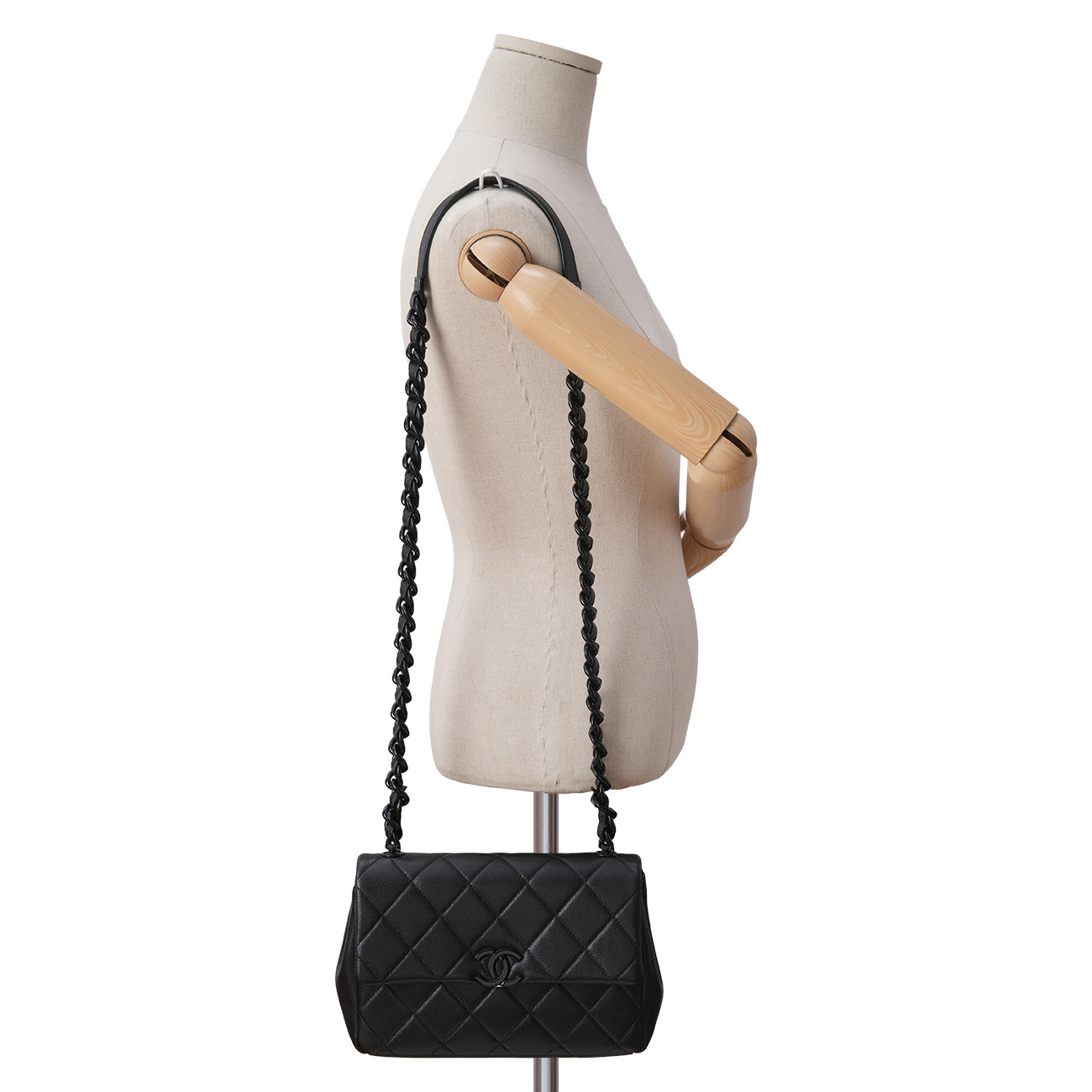 CHANEL(USED)샤넬 시즌 CC로고 체인 플랩백