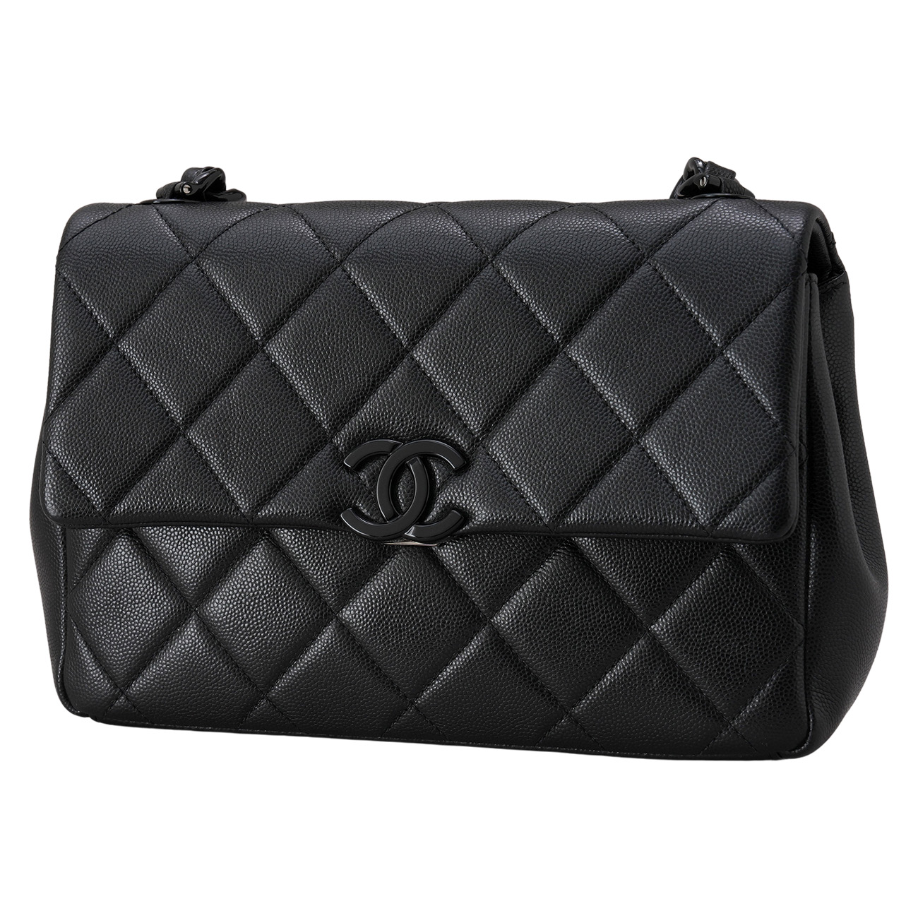 CHANEL(USED)샤넬 시즌 CC로고 체인 플랩백