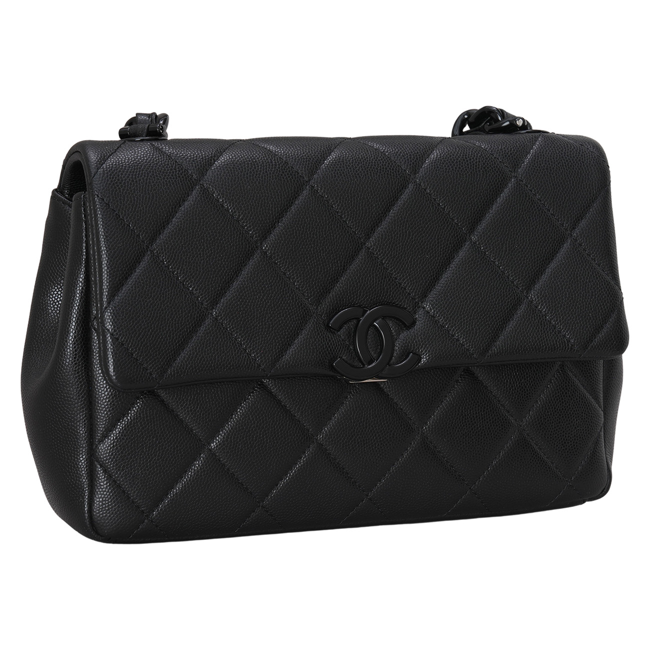 CHANEL(USED)샤넬 시즌 CC로고 체인 플랩백