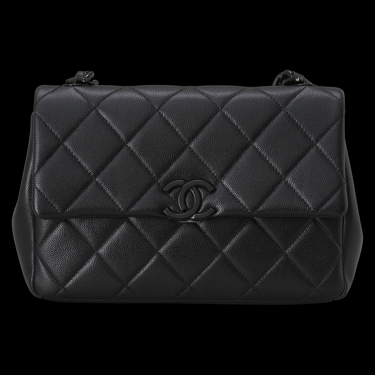 CHANEL(USED)샤넬 시즌 CC로고 체인 플랩백