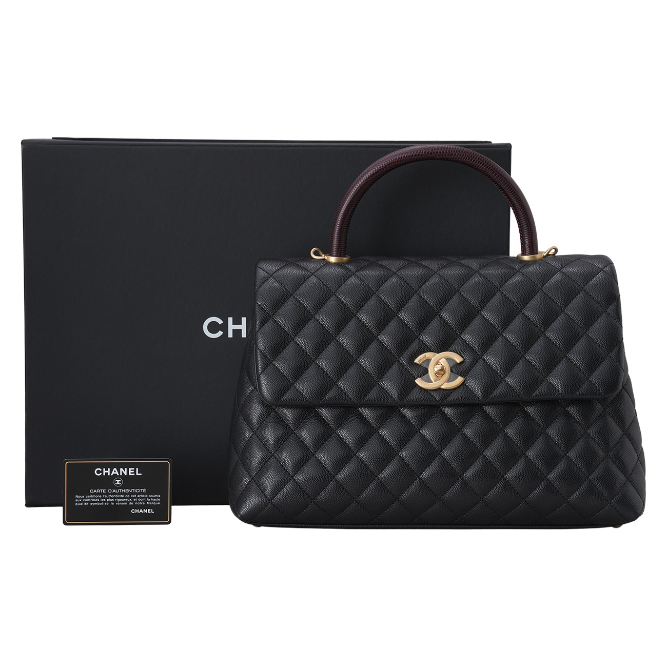 CHANEL(USED)샤넬 캐비어 코코핸들 31