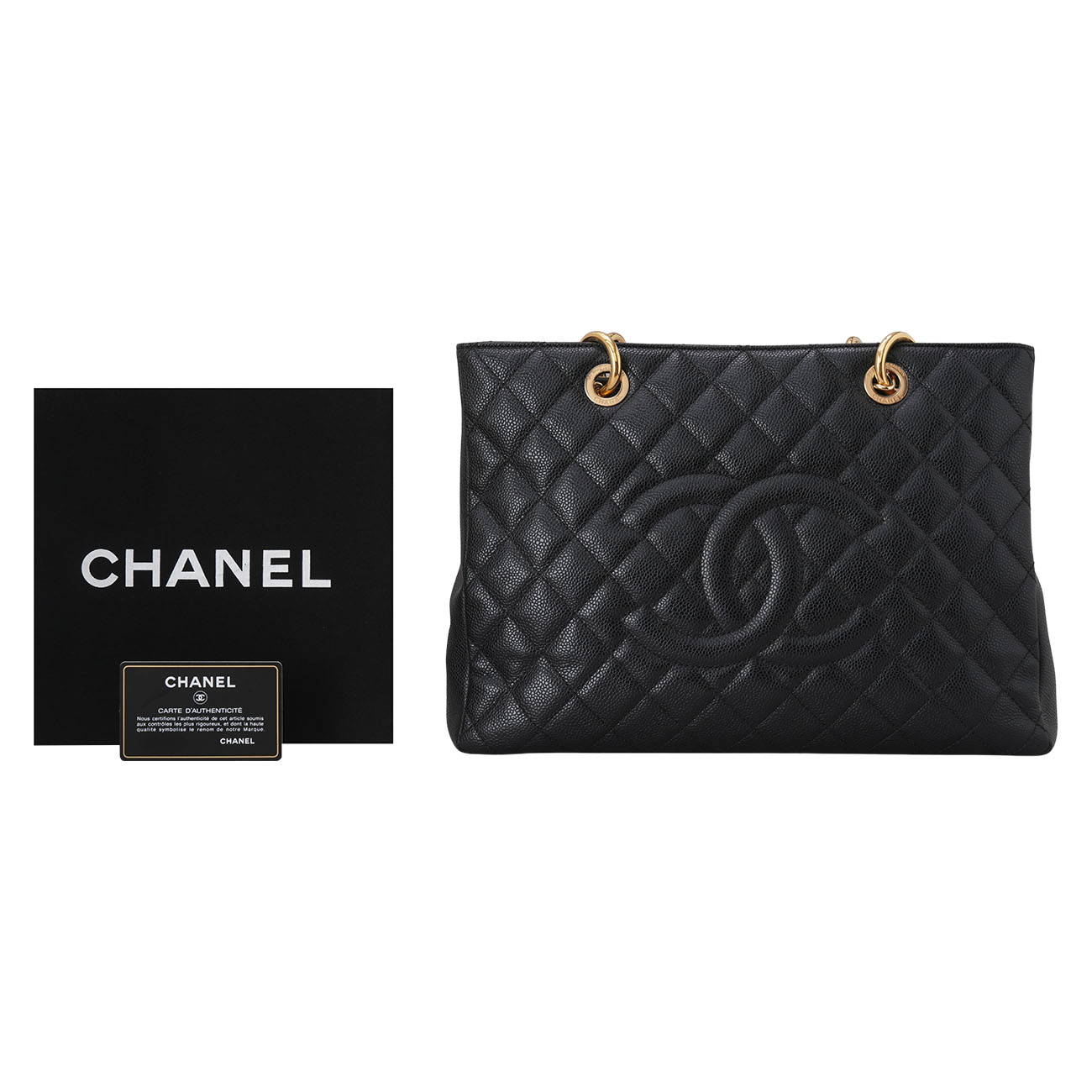 CHANEL(USED)샤넬 캐비어 그랜드샤핑