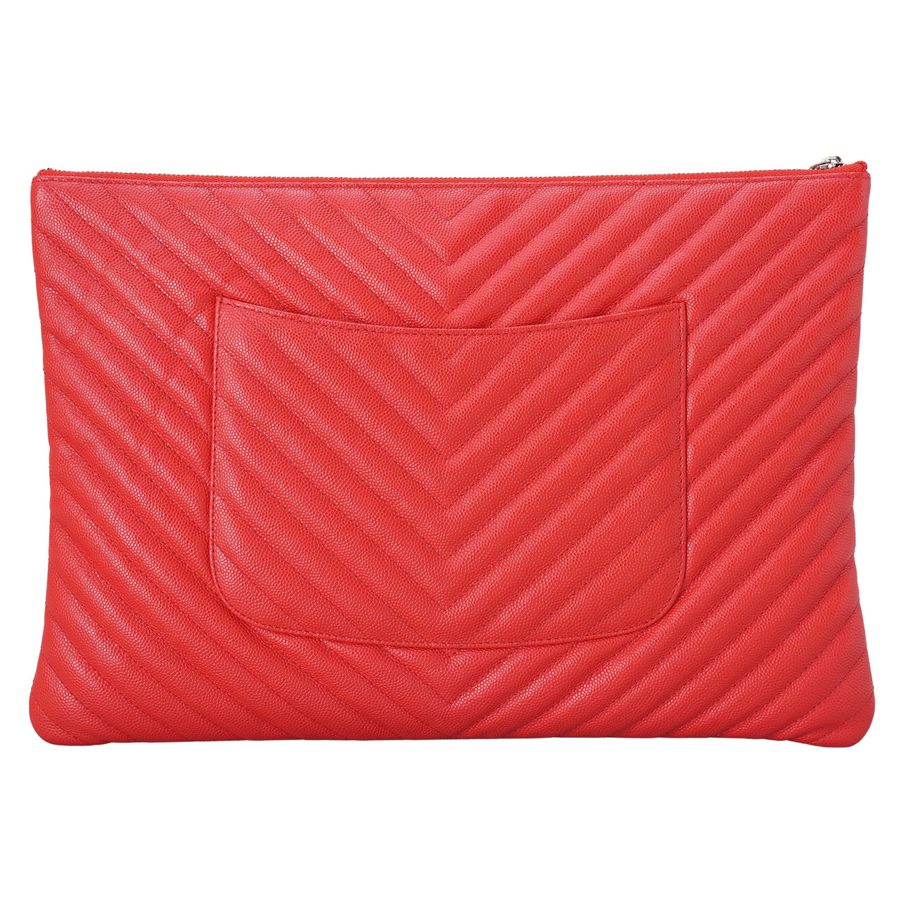 CHANEL(USED)샤넬 쉐브론 클래식 클러치 라지