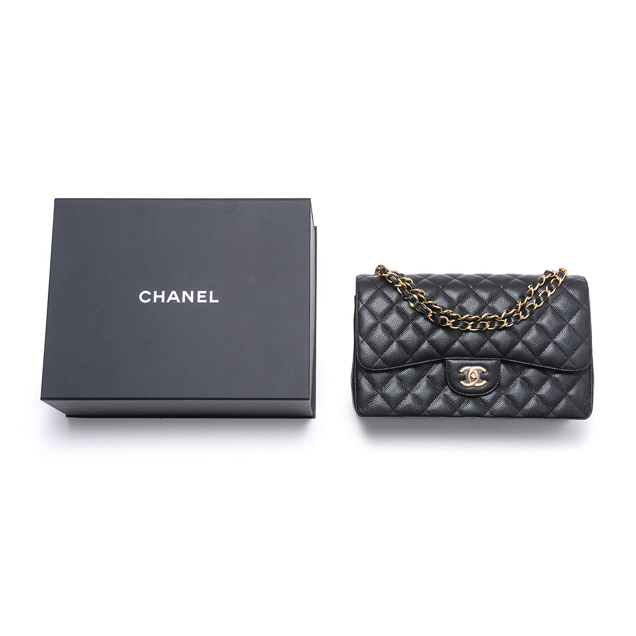 CHANEL(USED)샤넬 캐비어 클래식 라지 플랩백