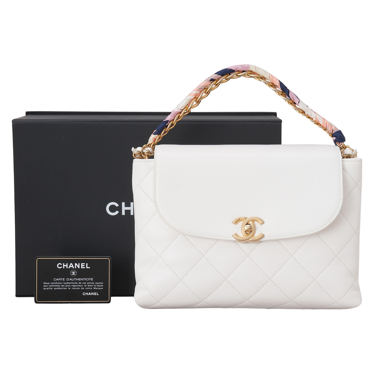 CHANEL(USED)샤넬 AS1761 CC로고 투웨이 체인 숄더백