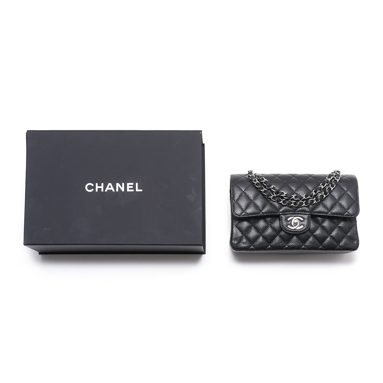 CHANEL(USED)샤넬 캐비어 클래식 스몰 플랩백