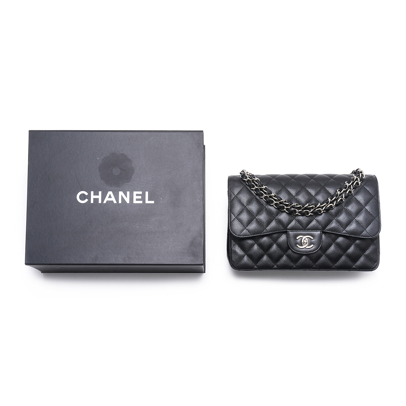 CHANEL(USED)샤넬 캐비어 클래식 라지 플랩백
