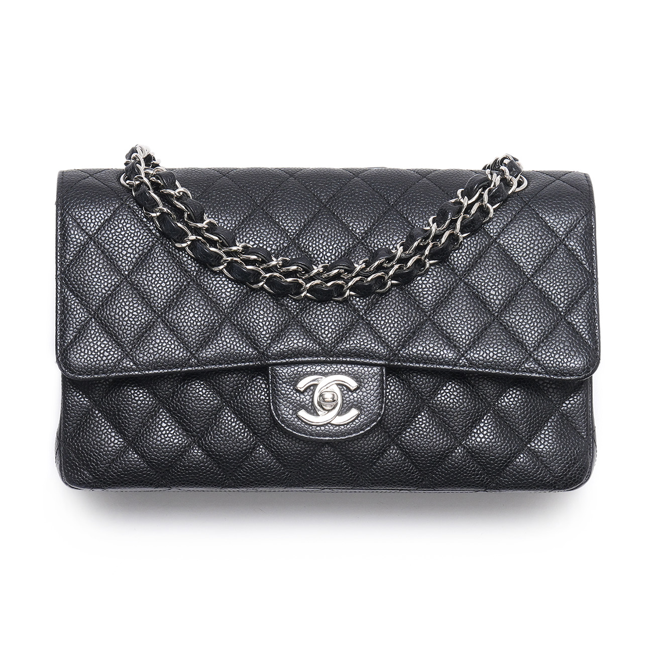 CHANEL(USED)샤넬 캐비어 클래식 미듐 플랩백
