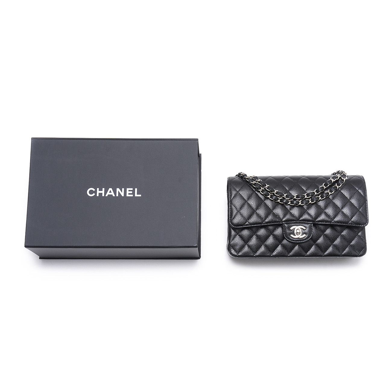 CHANEL(USED)샤넬 캐비어 클래식 미듐 플랩백