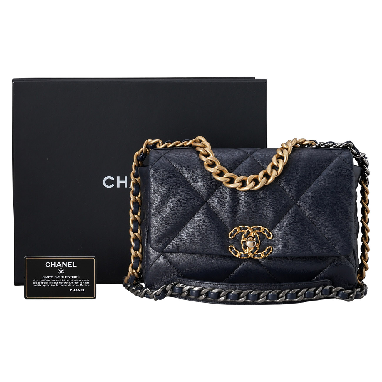 CHANEL(USED)샤넬 AS1160 19백 미듐