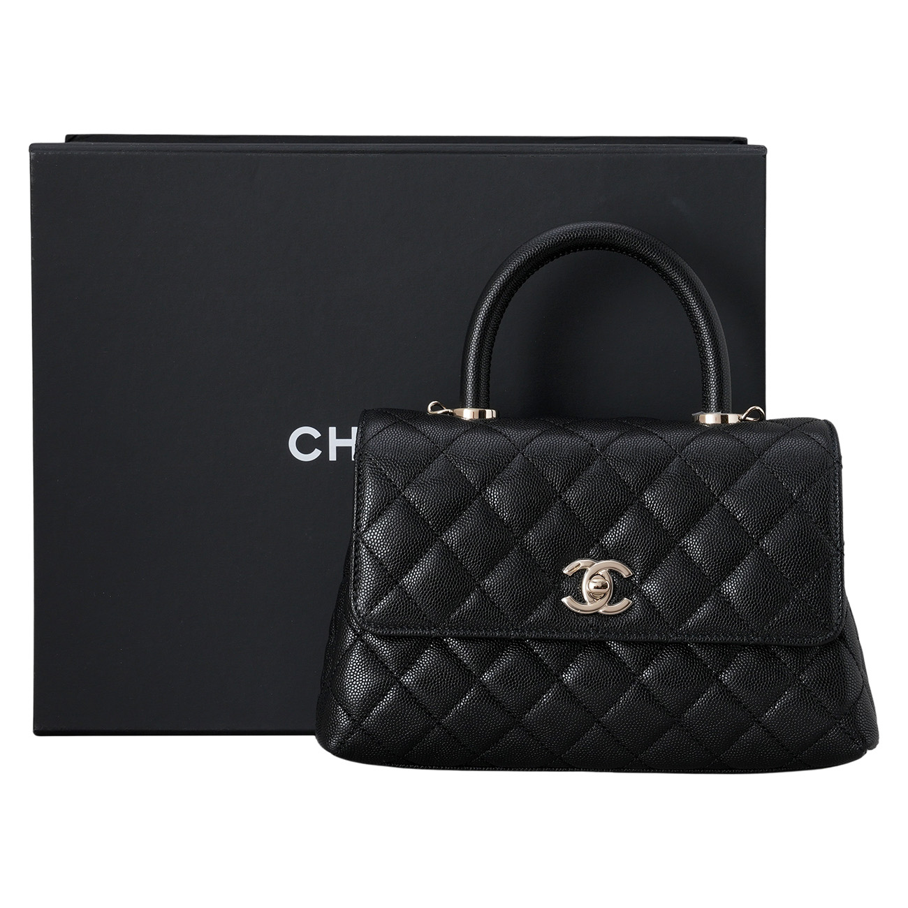 CHANEL(USED)샤넬 캐비어 코코핸들 스몰