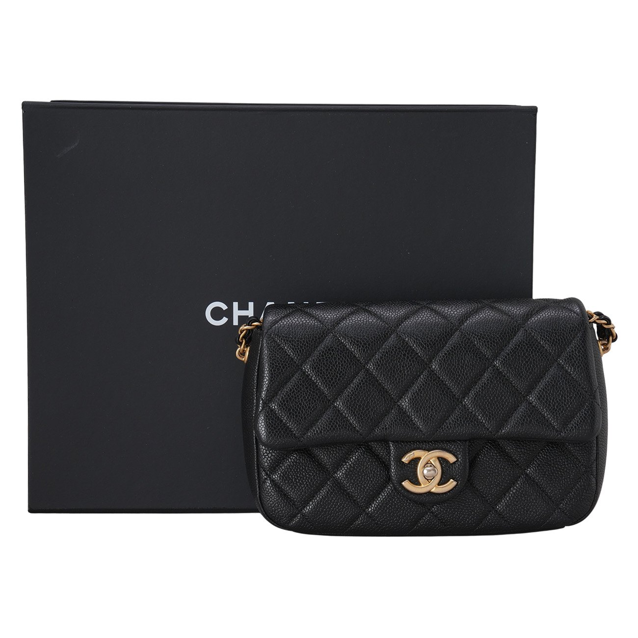 CHANEL(USED)샤넬 시즌 캐비어 체인