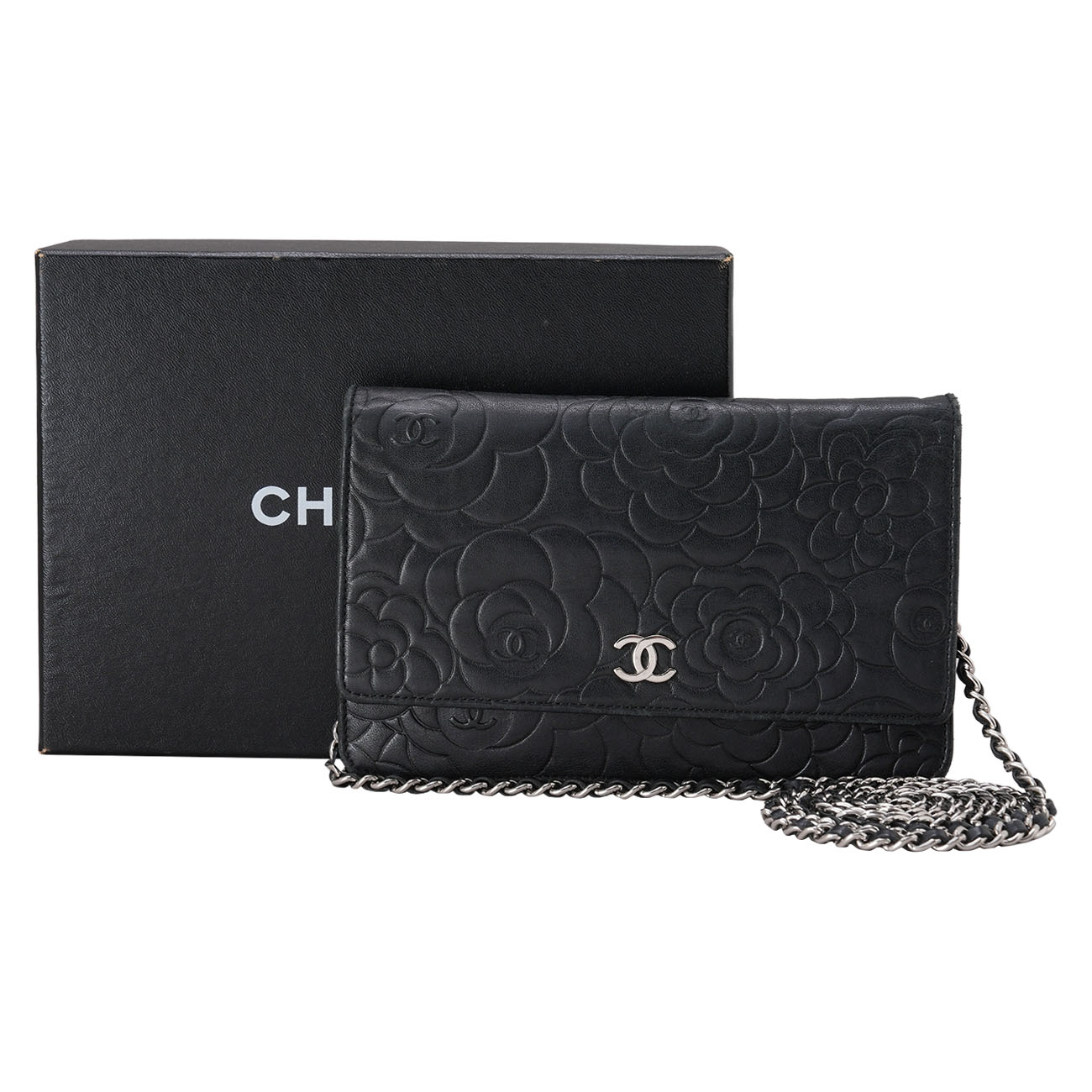 CHANEL(USED)샤넬 시즌 까멜리아 WOC