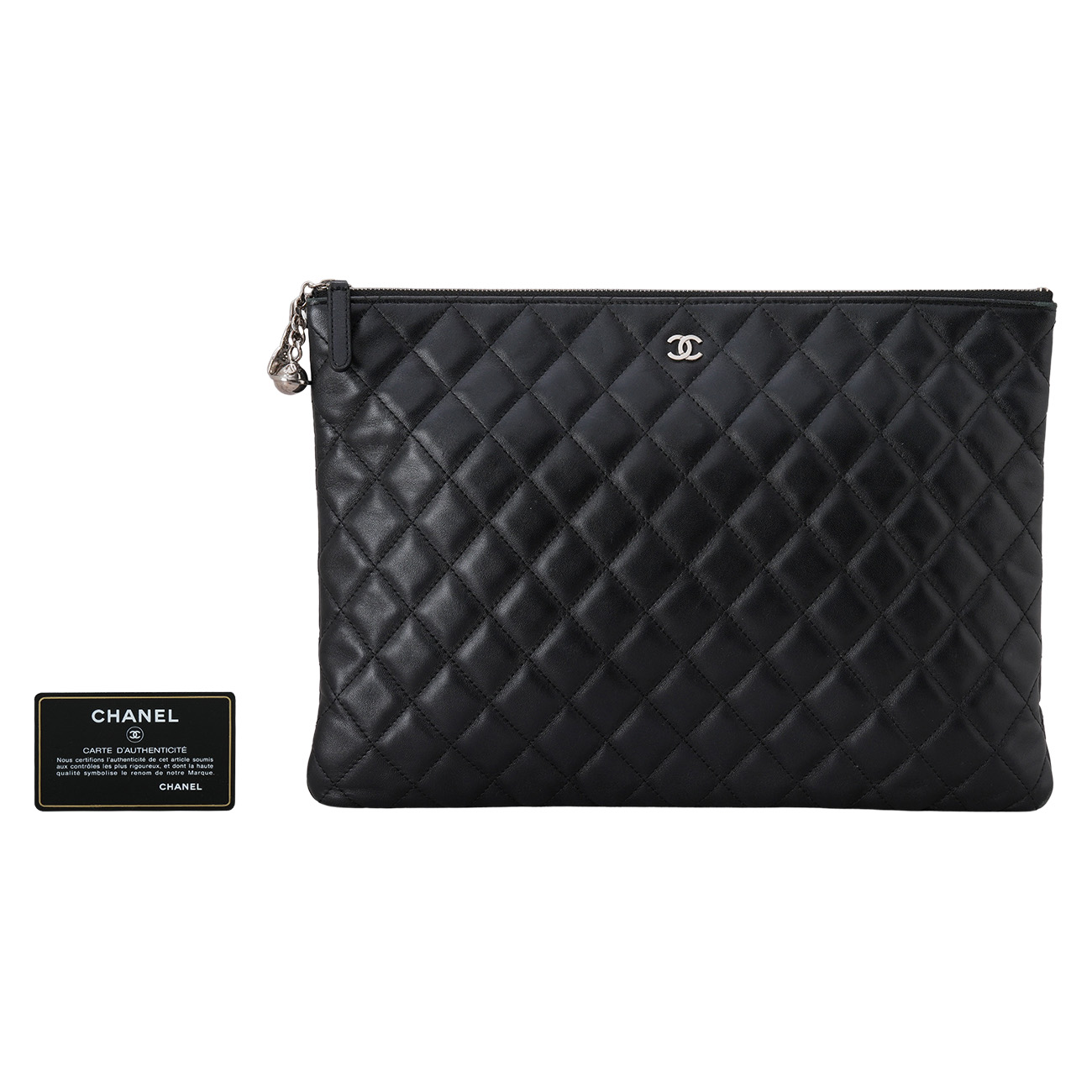 CHANEL(USED)샤넬 램스킨 클러치