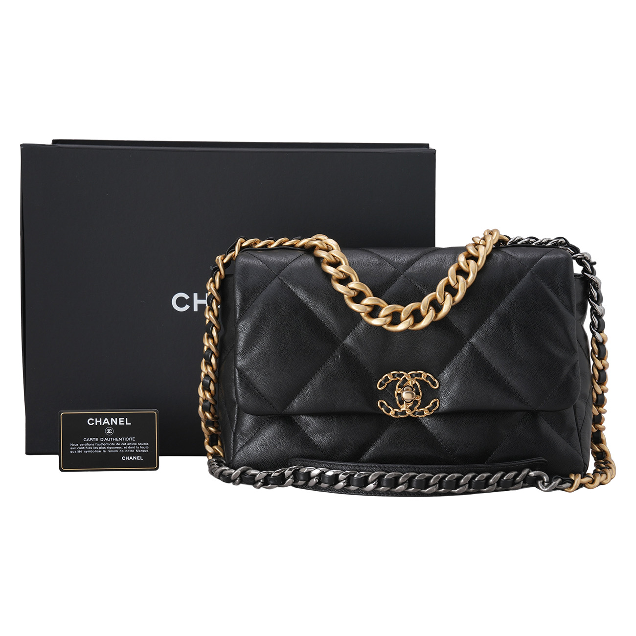 CHANEL(USED)샤넬 AS1161 19백 라지