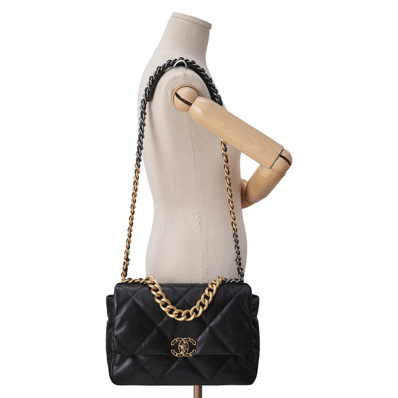 CHANEL(USED)샤넬 AS1161 19백 라지