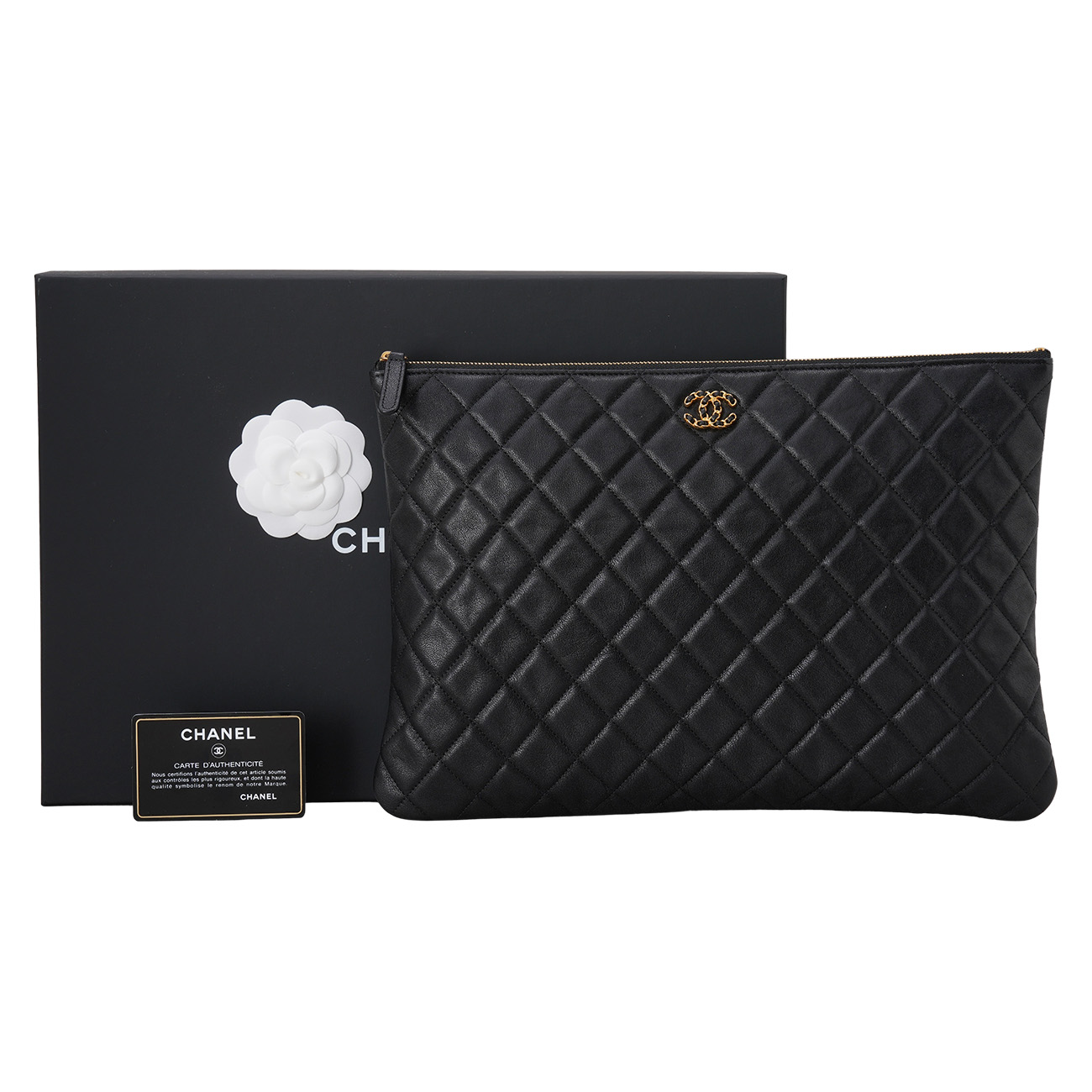 CHANEL(USED)샤넬 클래식 라지 클러치