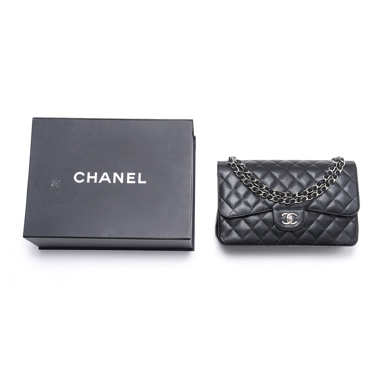 CHANEL(USED)샤넬 캐비어 클래식 점보 플랩백