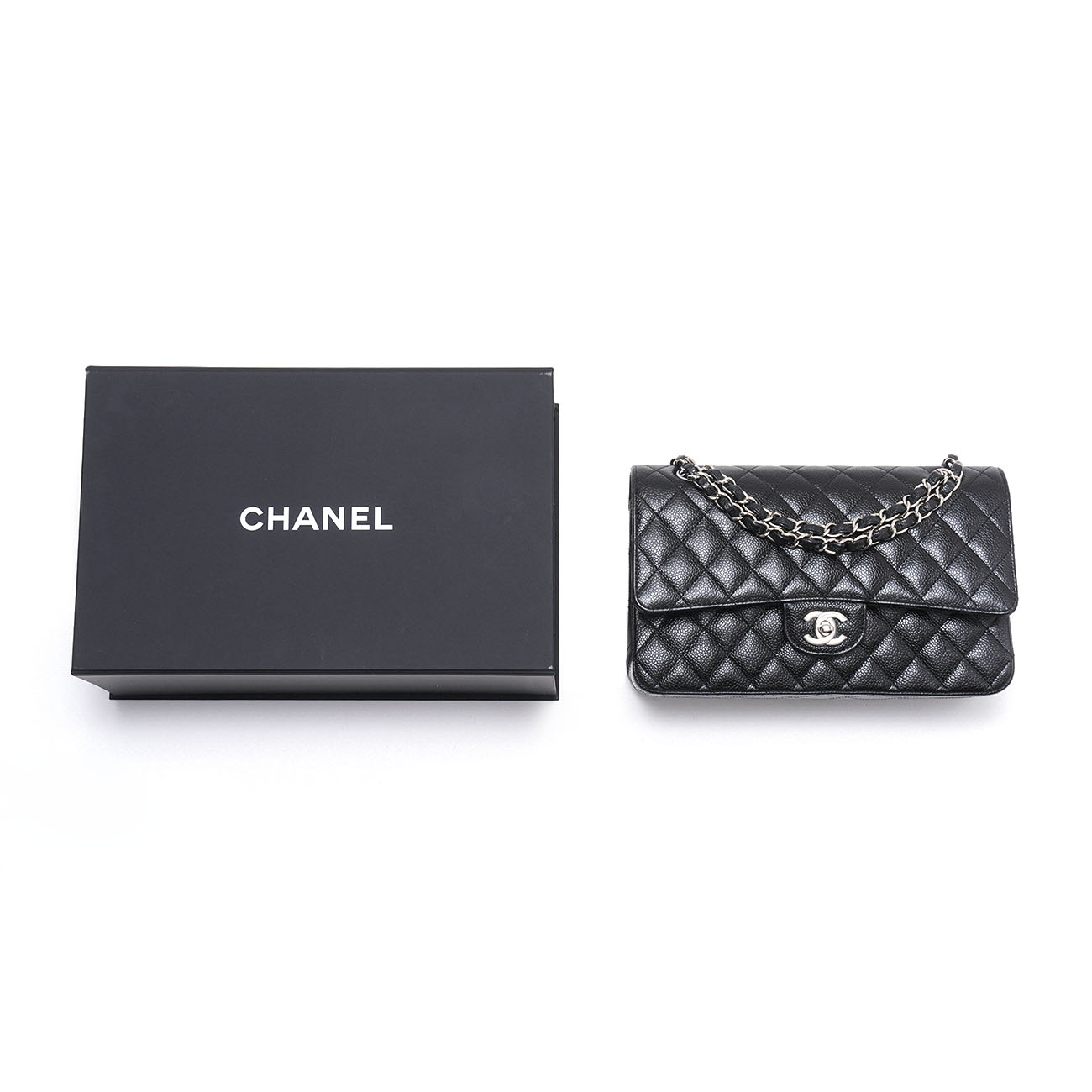 CHANEL(USED)샤넬 캐비어 클래식 미듐 플랩백