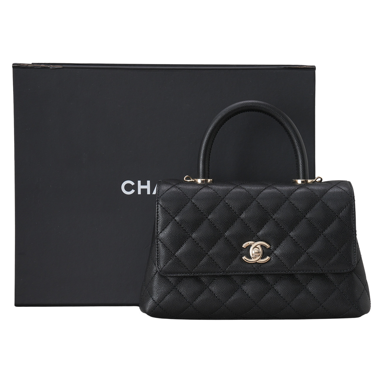 CHANEL(USED)샤넬 캐비어 코코핸들 스몰