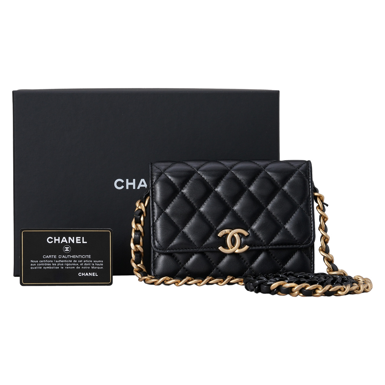 CHANEL(USED)샤넬 AP2733 시즌 램스킨 캔디 체인 크로스백