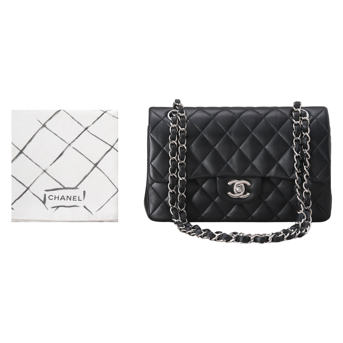 CHANEL(USED)샤넬 램스킨 클래식 스몰 플랩백