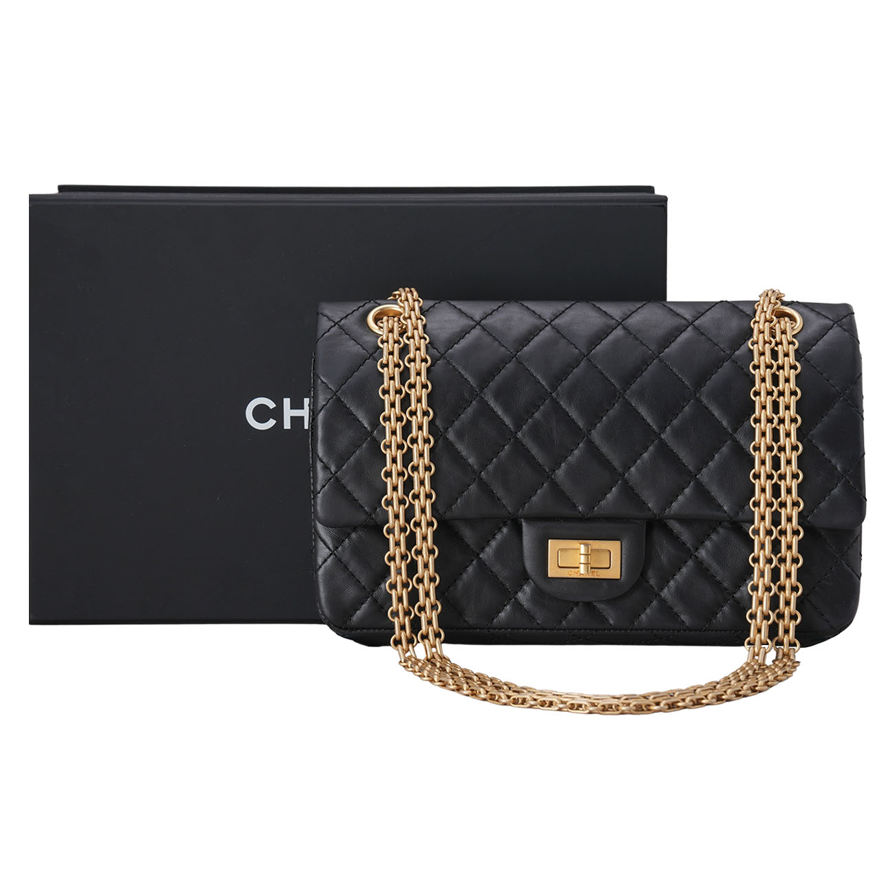CHANEL(USED)샤넬 A37586 2.55 빈티지 미듐 플랩백