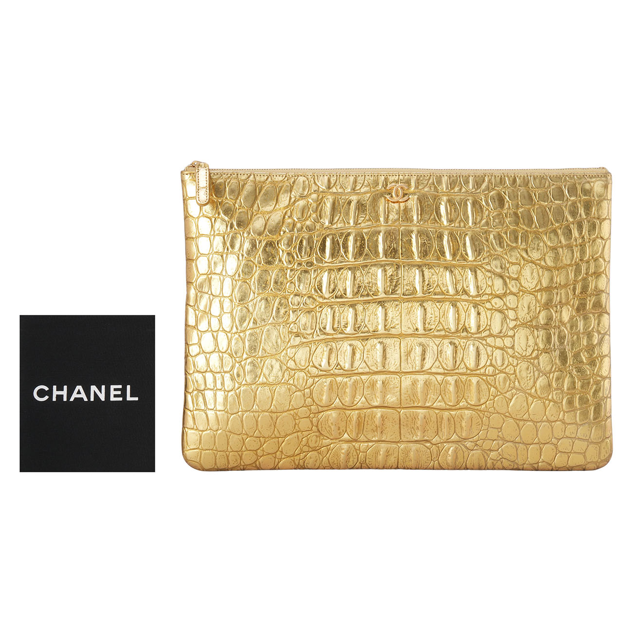 CHANEL(USED)샤넬 와니패턴 클래식 클러치 라지