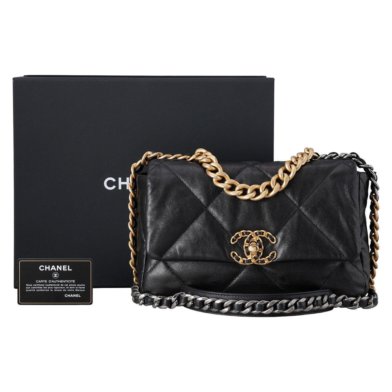 CHANEL(USED)샤넬 19백 미듐