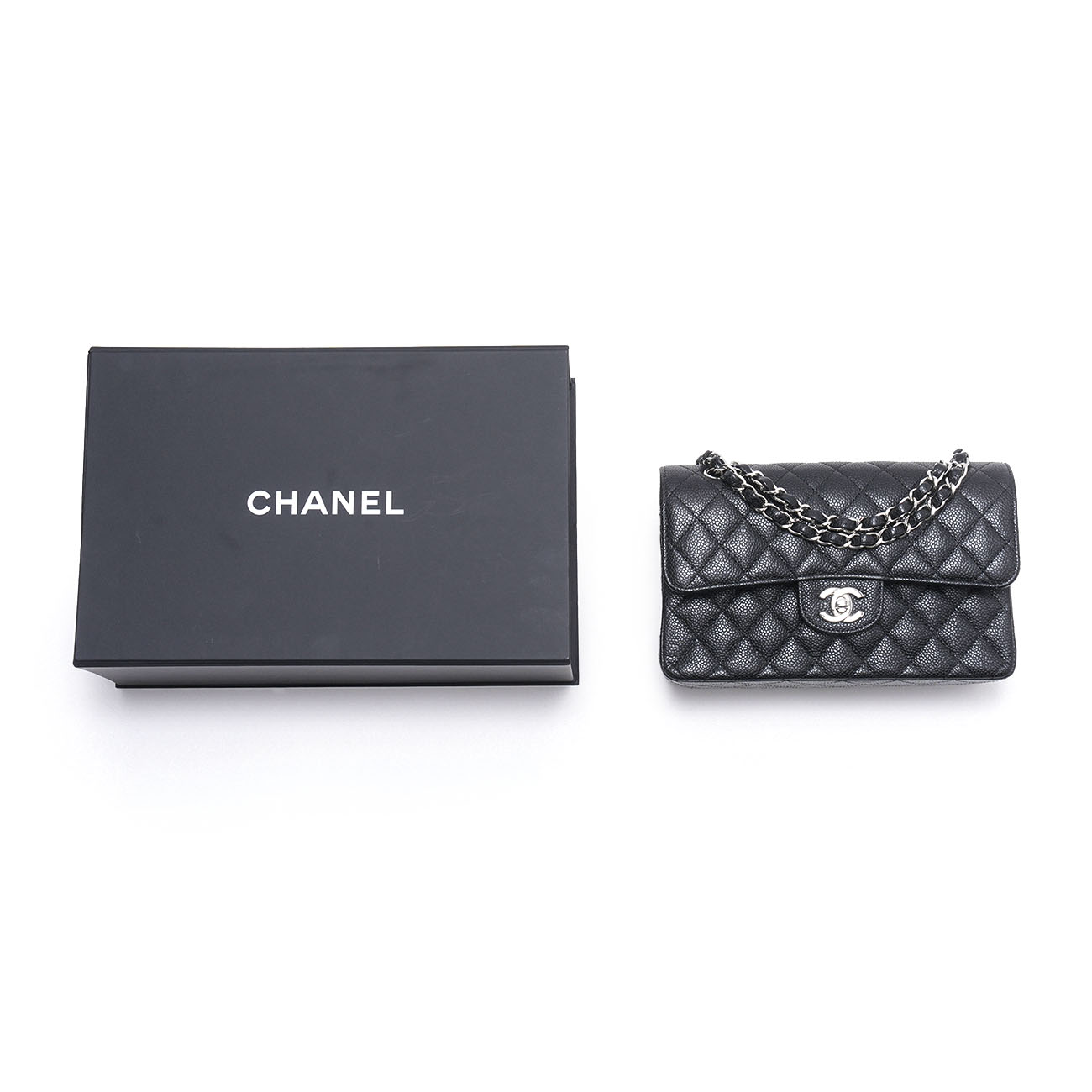 CHANEL(USED)샤넬 캐비어 클래식 스몰 플랩백