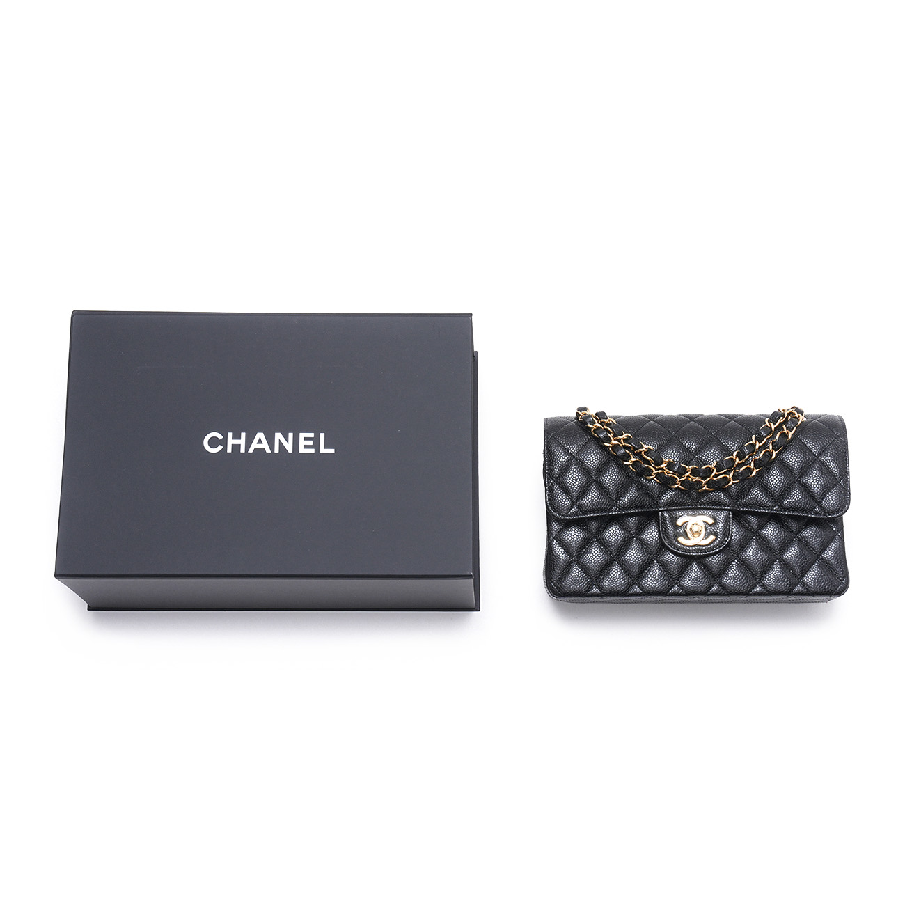 CHANEL(USED)샤넬 캐비어 클래식 스몰 플랩백