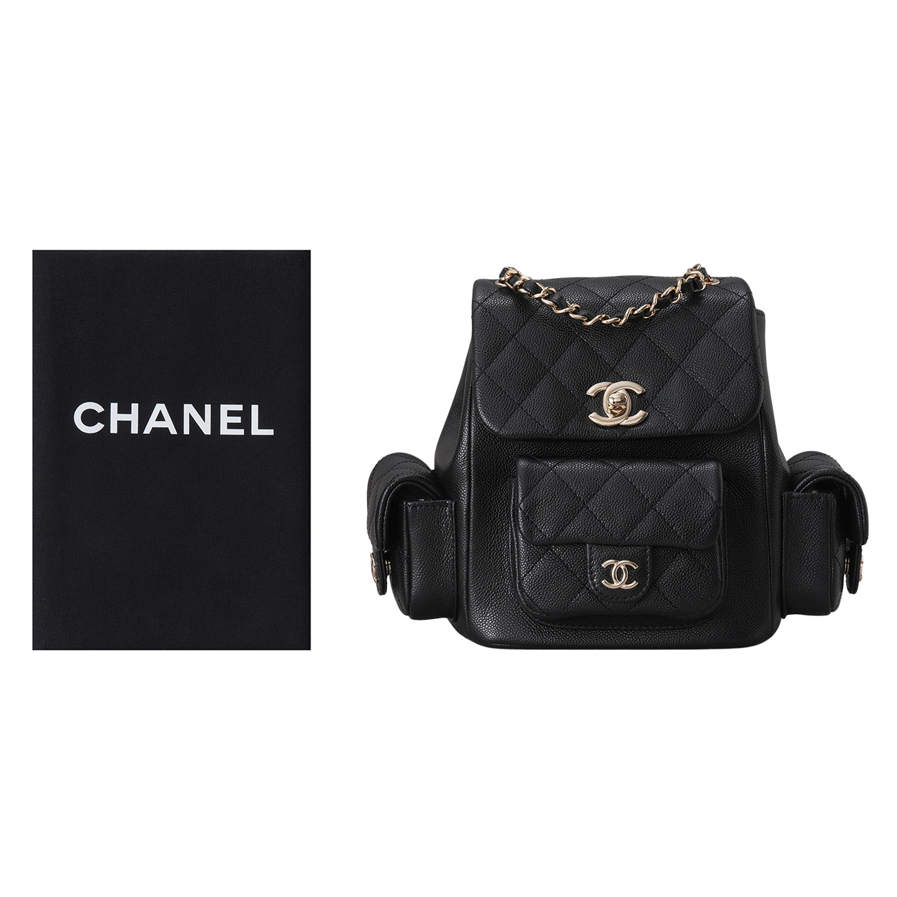 CHANEL(USED)샤넬 AS4399 듀마 스몰 백팩