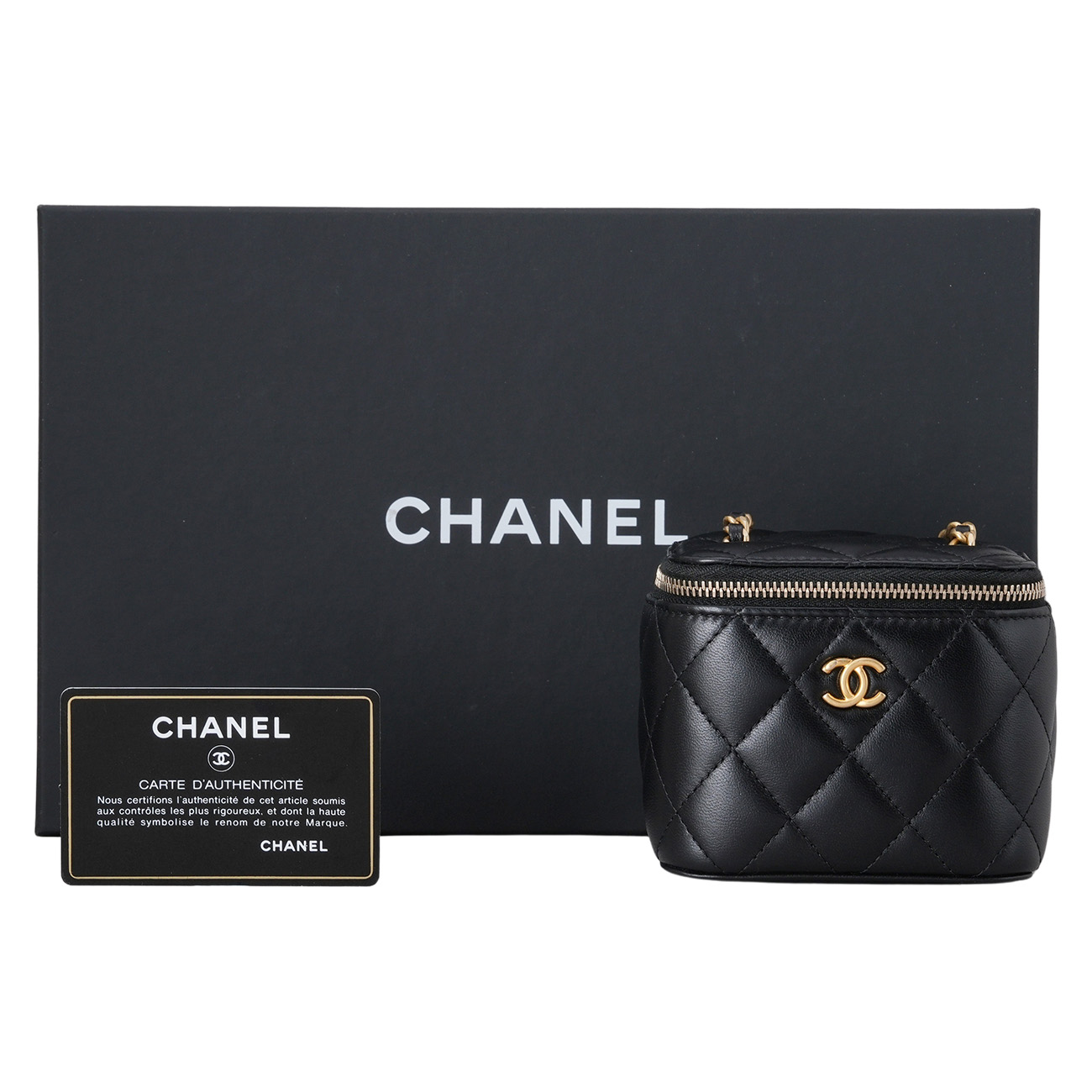CHANEL(USED)샤넬 AP1447 골든볼 베니티 크로스백