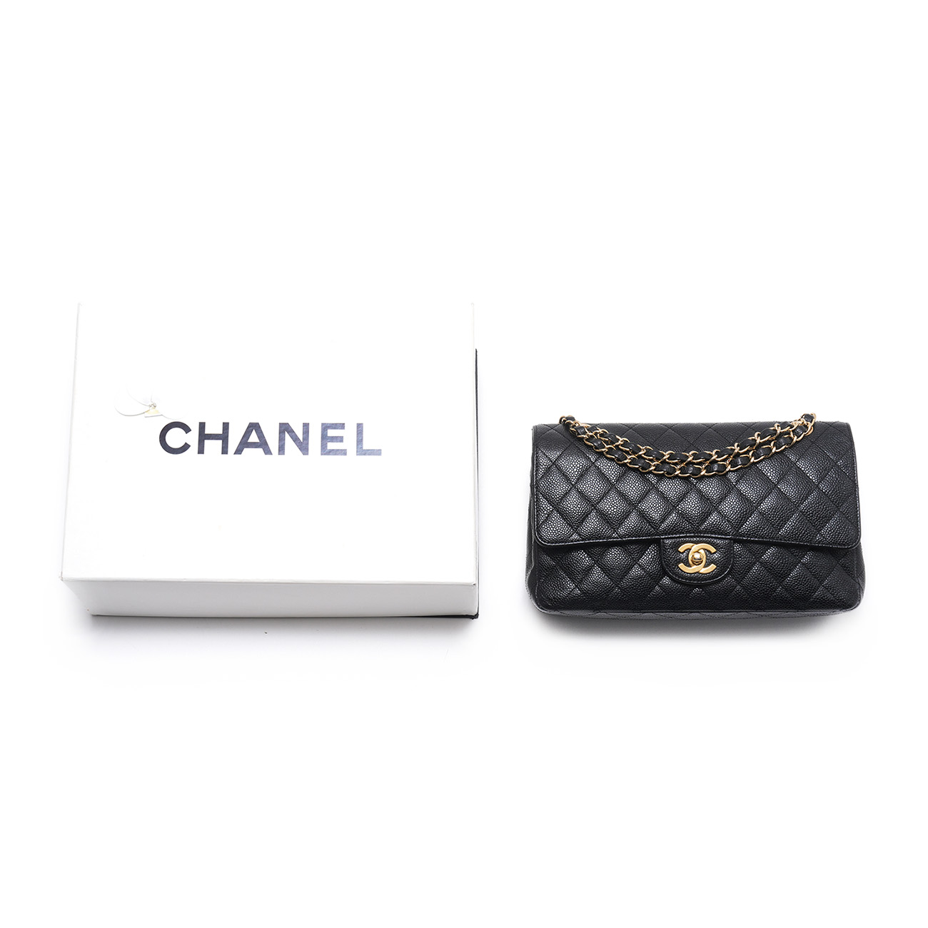 CHANEL(USED)샤넬 캐비어 클래식 미듐 플랩백